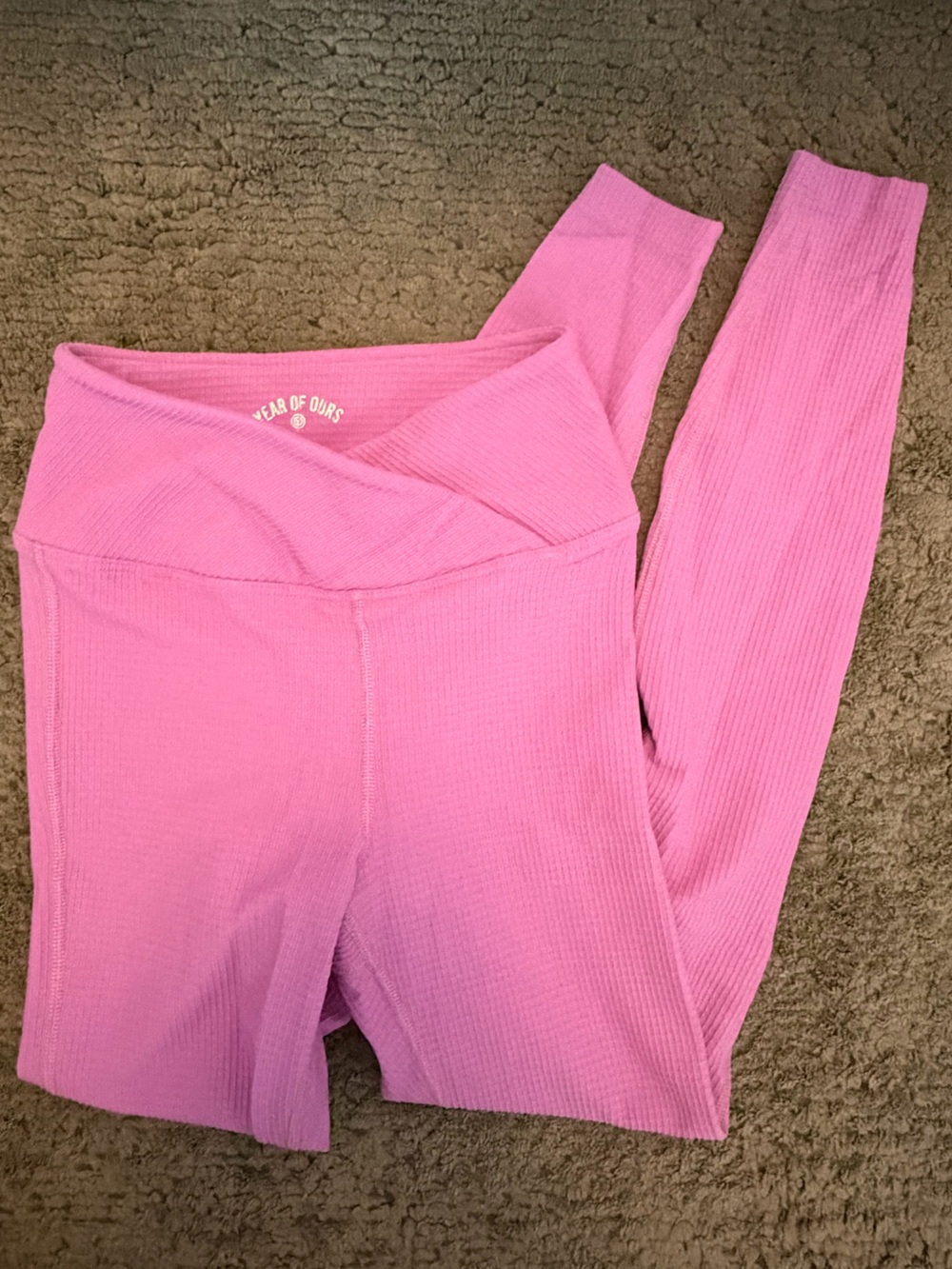 Year of Ours Lavender Ribbed Leggings
